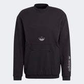 tradesports.co.uk Adidas Originals Men's SPRT Archive Crew Sweatshirt - Black